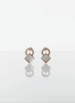 BHU-LAXMI Luna Geo Diamond Studs Earring