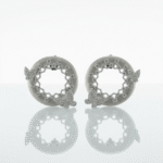 BHU-LAXMI Ethereal Butterfly Halo Studs Earring