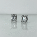 BHU-LAXMI Radiant Frame Diamond Studs Earring