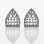 BHU-LAXMI Lattice Tear Diamond Studs Earring