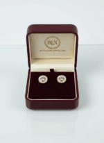 BHU-LAXMI Halo Dot Diamond Studs Earring - Image 4