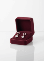 BHU-LAXMI Luna Geo Diamond Studs Earring - Image 4
