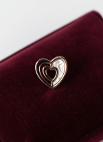 BHU-LAXMI Twin Heart Embrace Studs Earring - Image 2