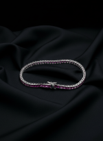 BHU-LAXMI Velvet Ruby Bracelet - Image 2
