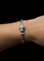 BHU-LAXMI Emerald Panther Bracelet - Image 3