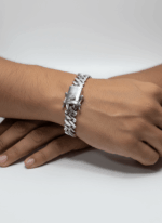 BHU-LAXMI Steel Dominion Bracelet - Image 3