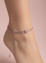 BHU-LAXMI Pink Aura Nazar Payal - Image 3