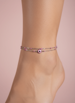 BHU-LAXMI Pink Aura Nazar Payal - Image 4
