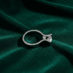 BHU-LAXMI Aurora Promise Silver Ring