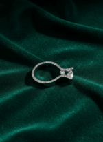 BHU-LAXMI Aurora Promise Silver Ring
