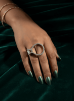 BHU-LAXMI Aurora Promise Silver Ring - Image 2