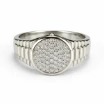 BHU-LAXMI Majestic Cluster Silver Ring