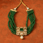 BHU-LAXMI Emerald Rajsi Polki Mala