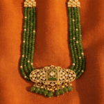 BHU-LAXMI Emerald Rajsi Polki Set