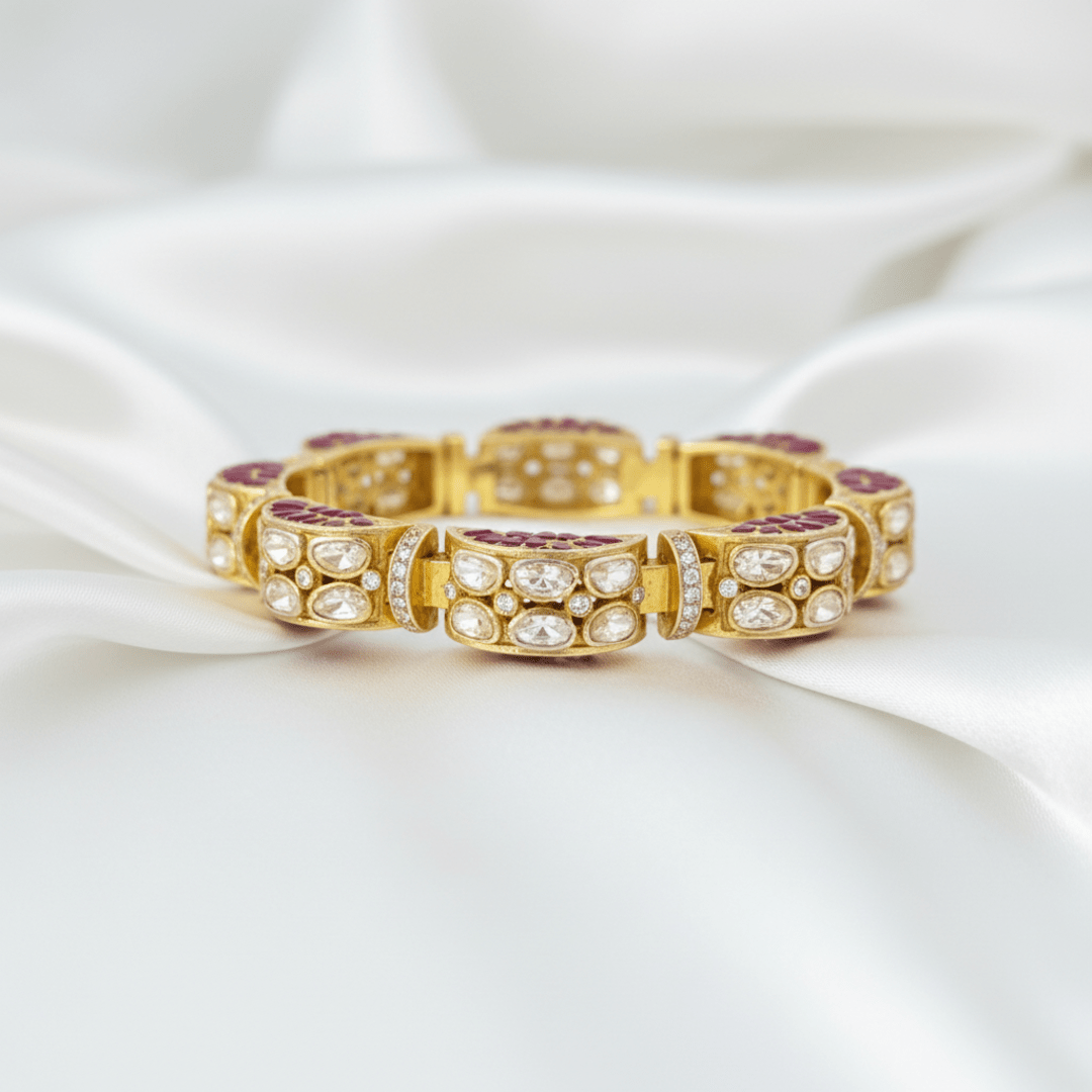 lumina-HQ-1080p-front-29.png BHU-LAXMI Noor Royale Diamond Bracelet 3BLX402 - Image 1