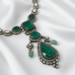 BHU-LAXMI Marakata Rajvanshi Necklace - Image 4