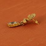 BHU-LAXMI Peacock Heritage Gem Drop Earring - Image 4