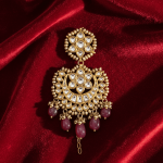 BHU-LAXMI Heritage Moonstone Chand Earring - Image 4
