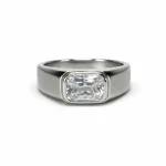 BHU-LAXMI Monarch Bezel Silver Ring