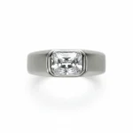 BHU-LAXMI Monarch Bezel Silver Ring - Image 2