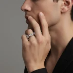 BHU-LAXMI - Eternal Prism Silver Ring - Image 3